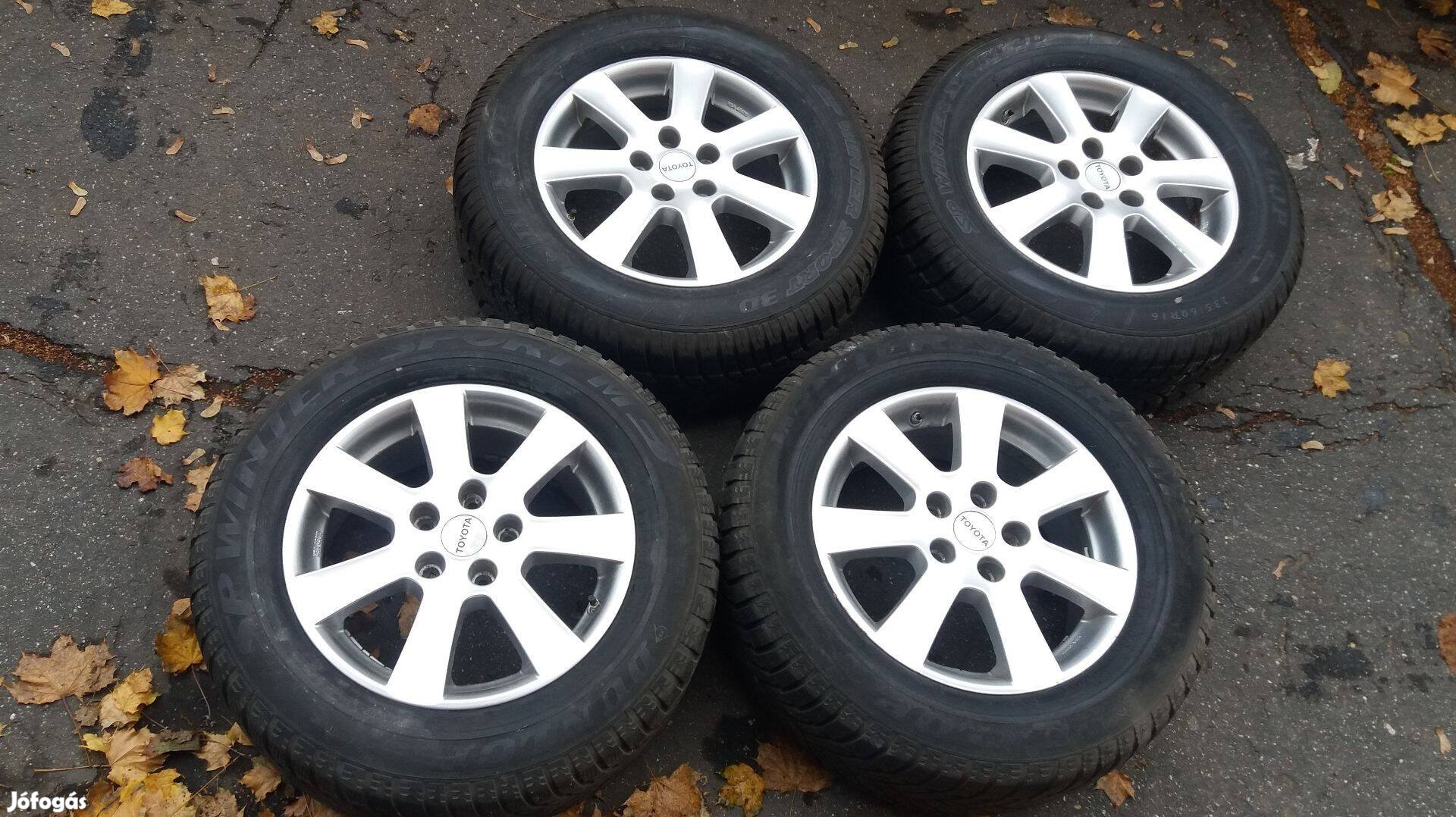 Borbet 16 16" 5x114,3 alufelnik 235/60R16 téli gumival