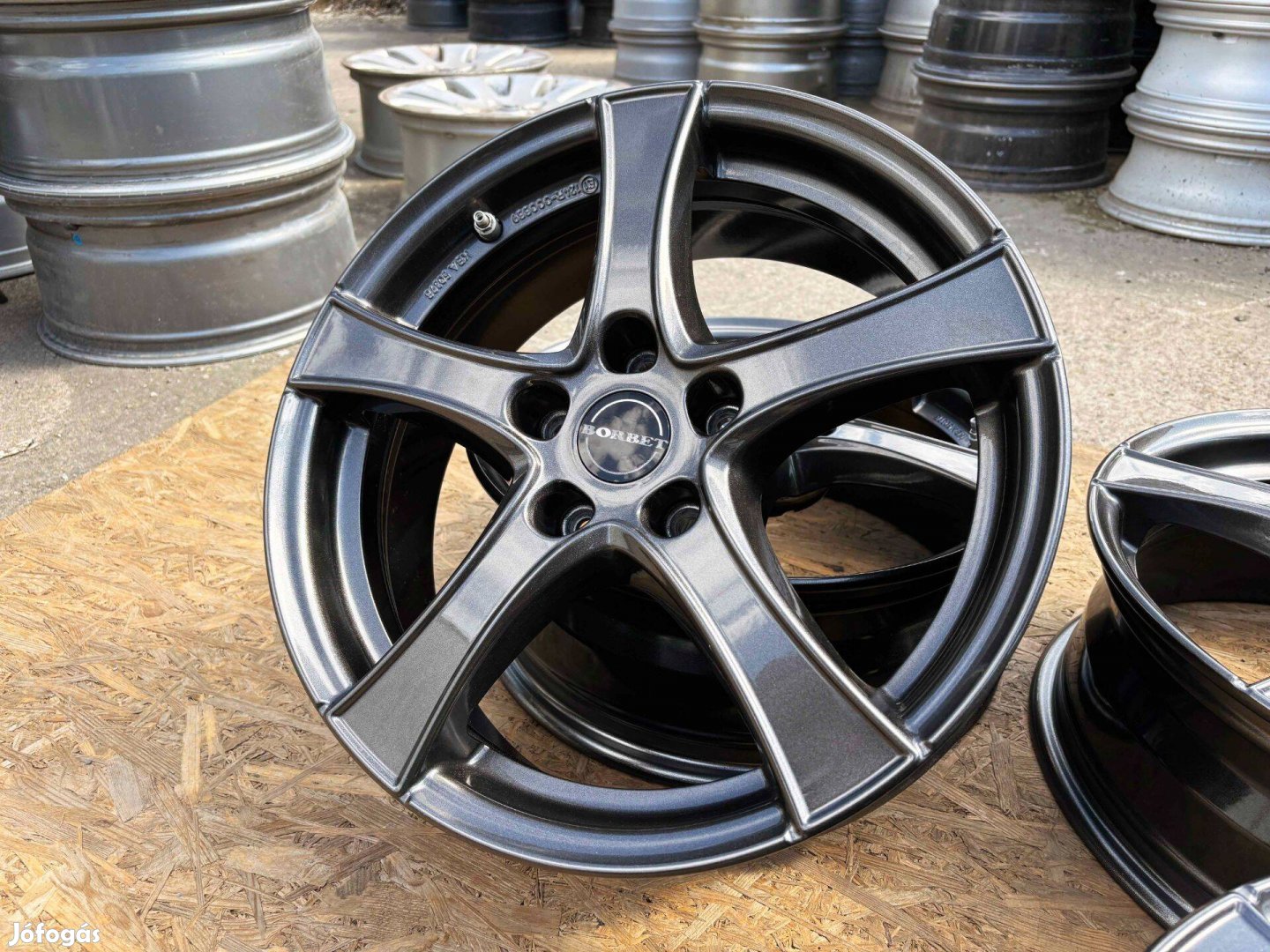 Borbet 17" 5x112 alufelni eladó 17 coll VW Seat Skoda