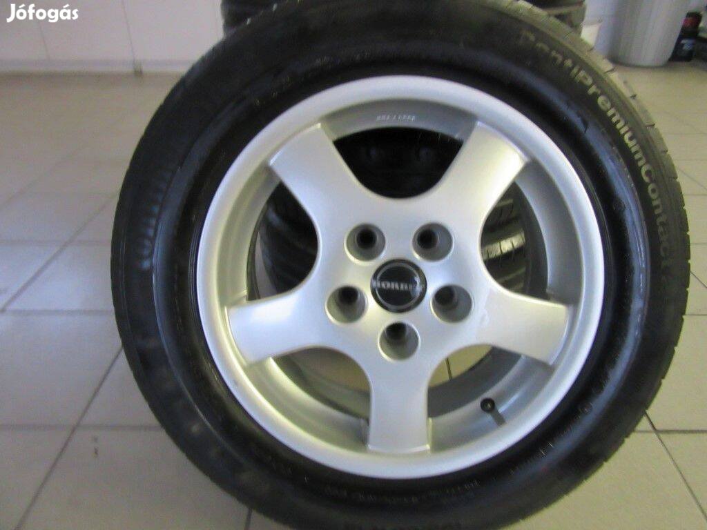 Borbet 5x112 alufelni Continental nyárigumival eladó