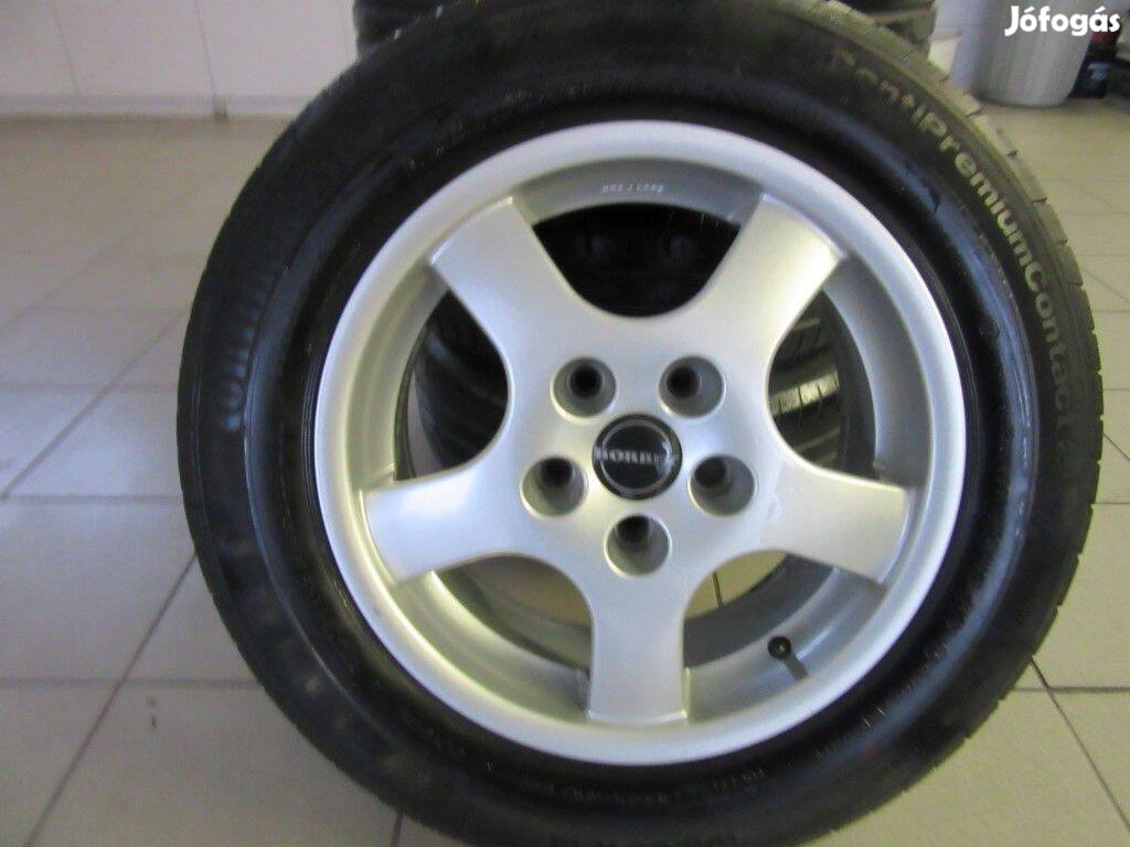 Borbet 5x112 alufelni Continental nyárigumival eladó
