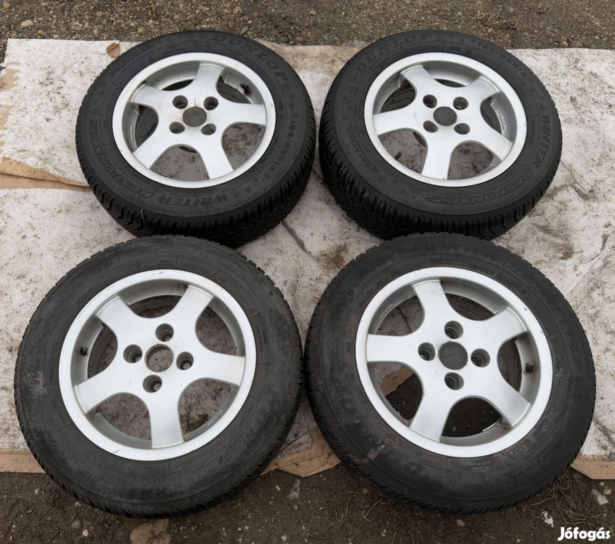 Borbet 6Jx14 CB 60438 k2 4x100 Alufelni, 185/65 R14, Fiat punto, Golf,
