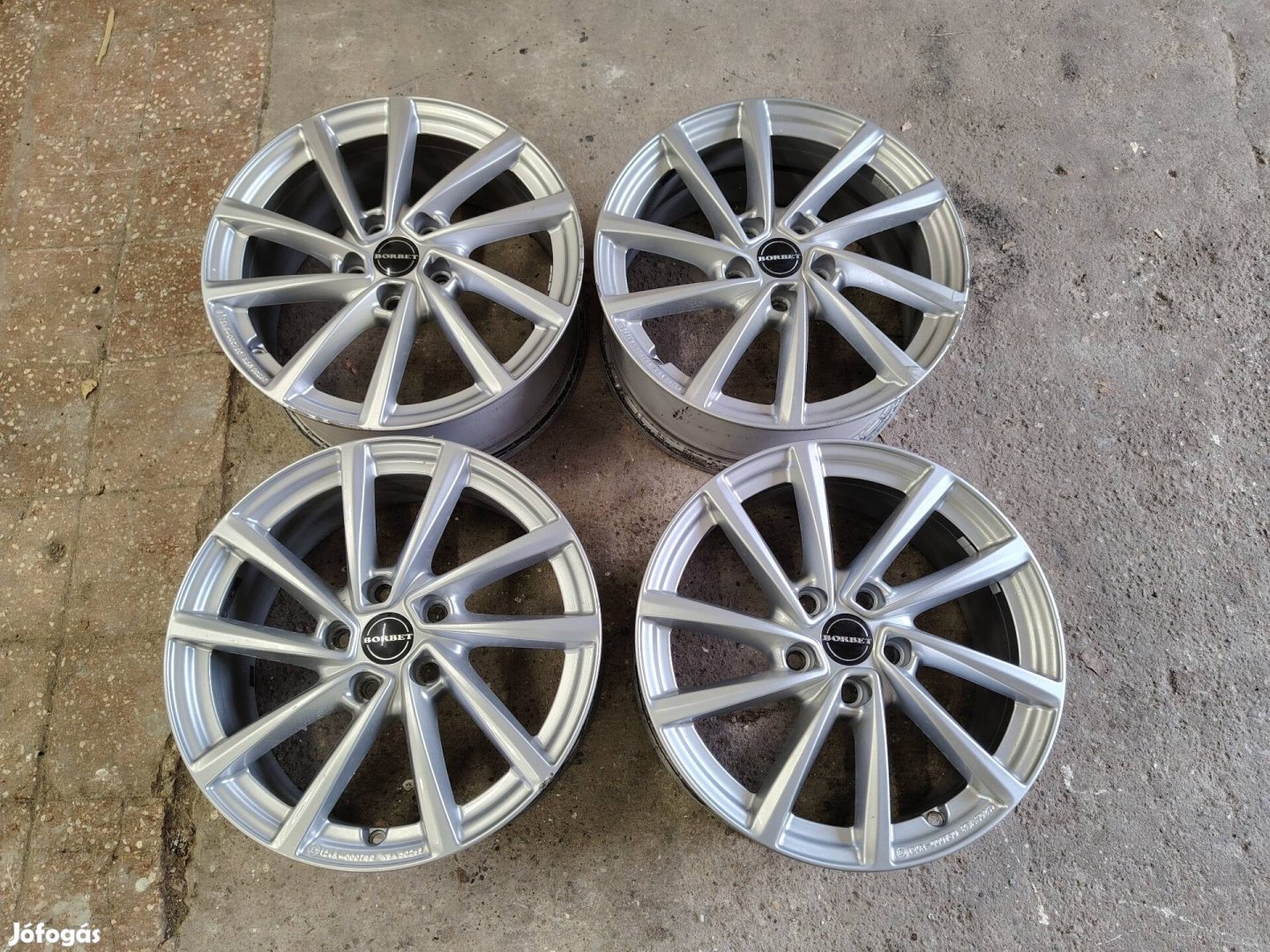 Borbet Alu Mercedes, VW , Audi , BMW - 7x17 5x112 ET54 V70747 KBA50269