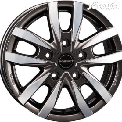 Borbet CW5 Sötét antracit Polírozott 6,5X16 5X160 ET60 CB65,1 |