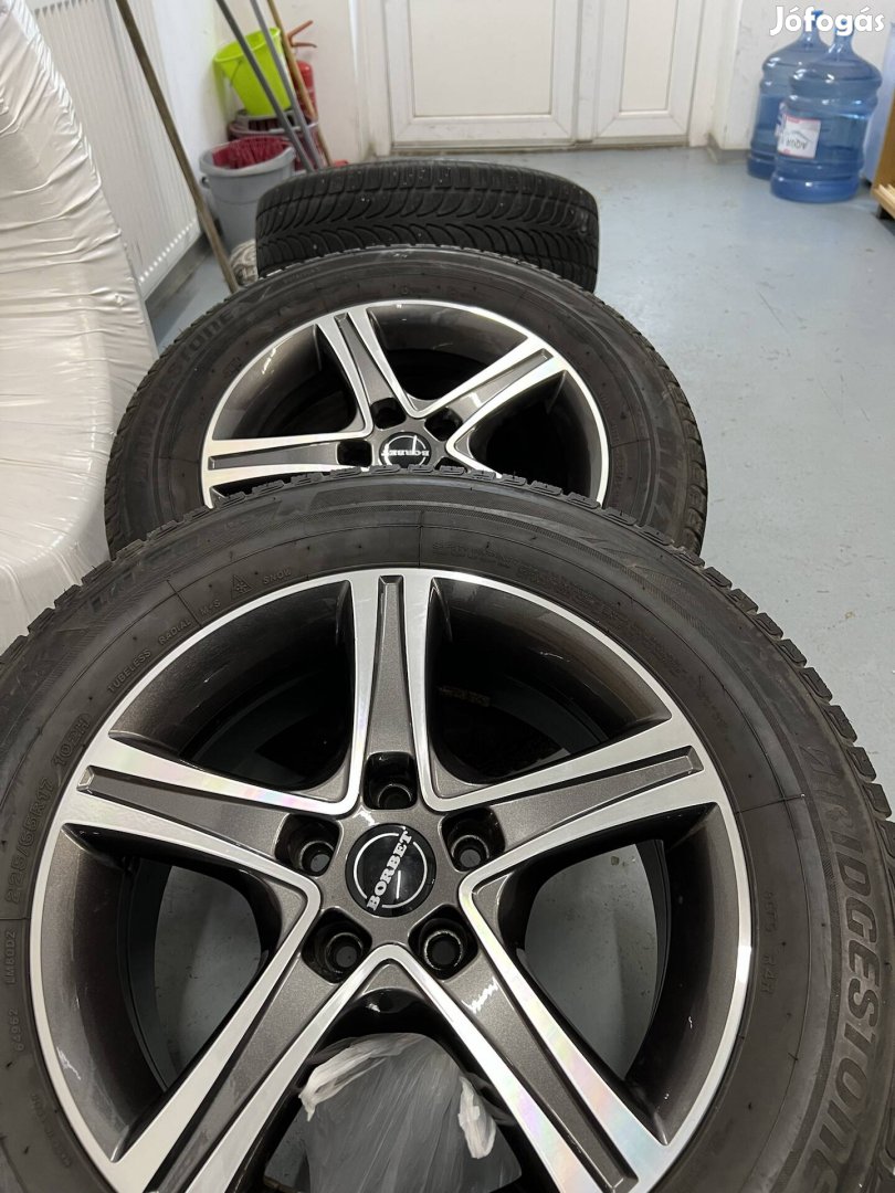 Borbet alufelni gumi szett - újszerű, hibátlan állapot