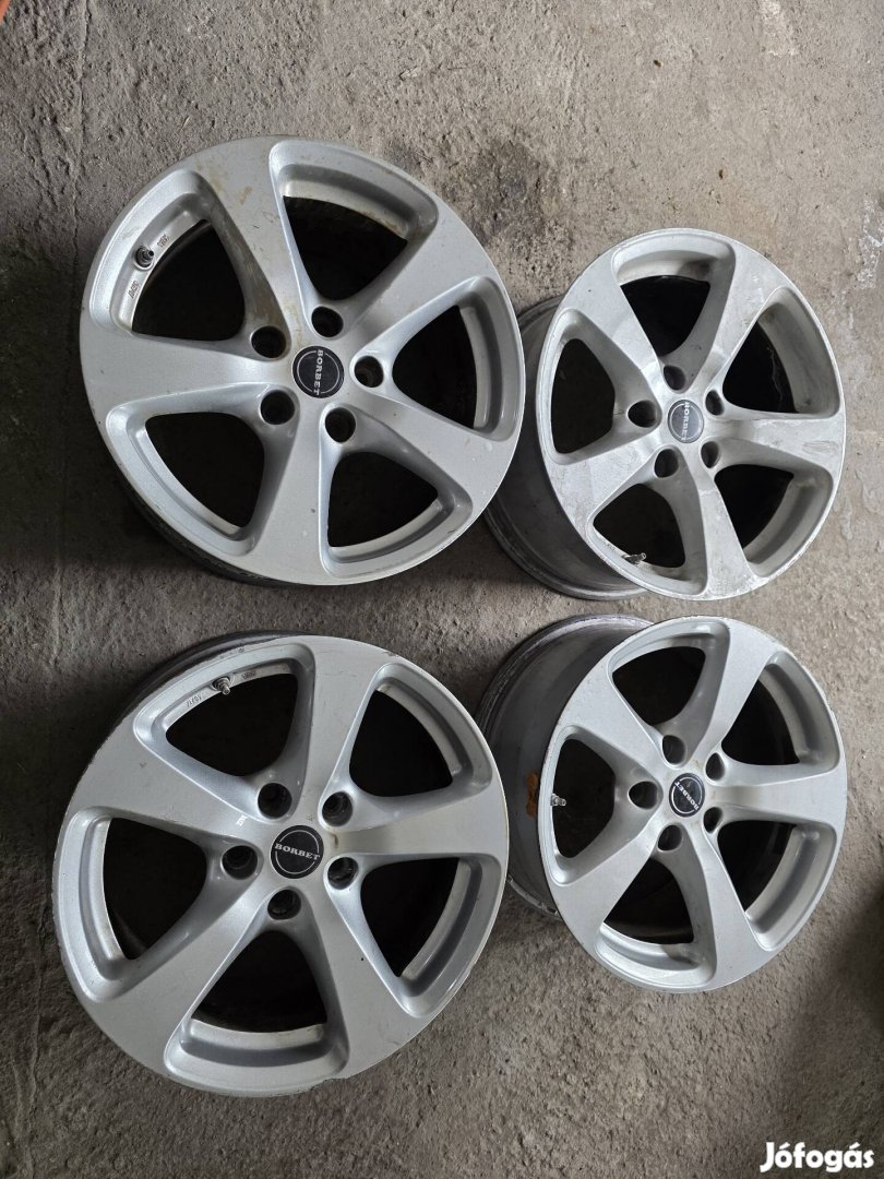 Borbet c 17" 5x120 8j et30 alufelbi szett