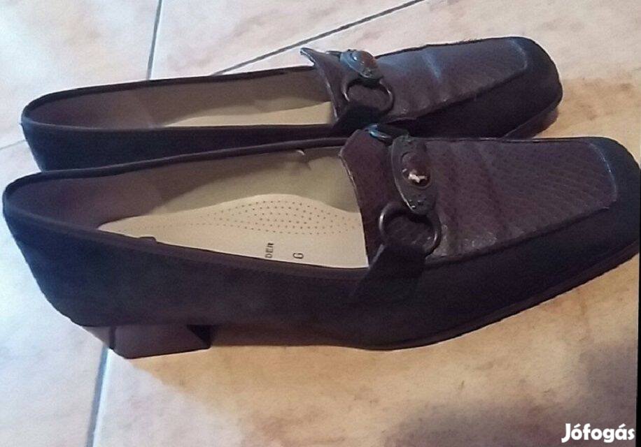 Bőrcipő Ara 39, csokibarna