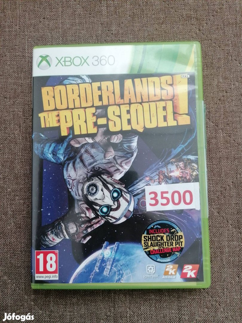 Borderlands the pre sequel! Xbox 360 játék eladó!