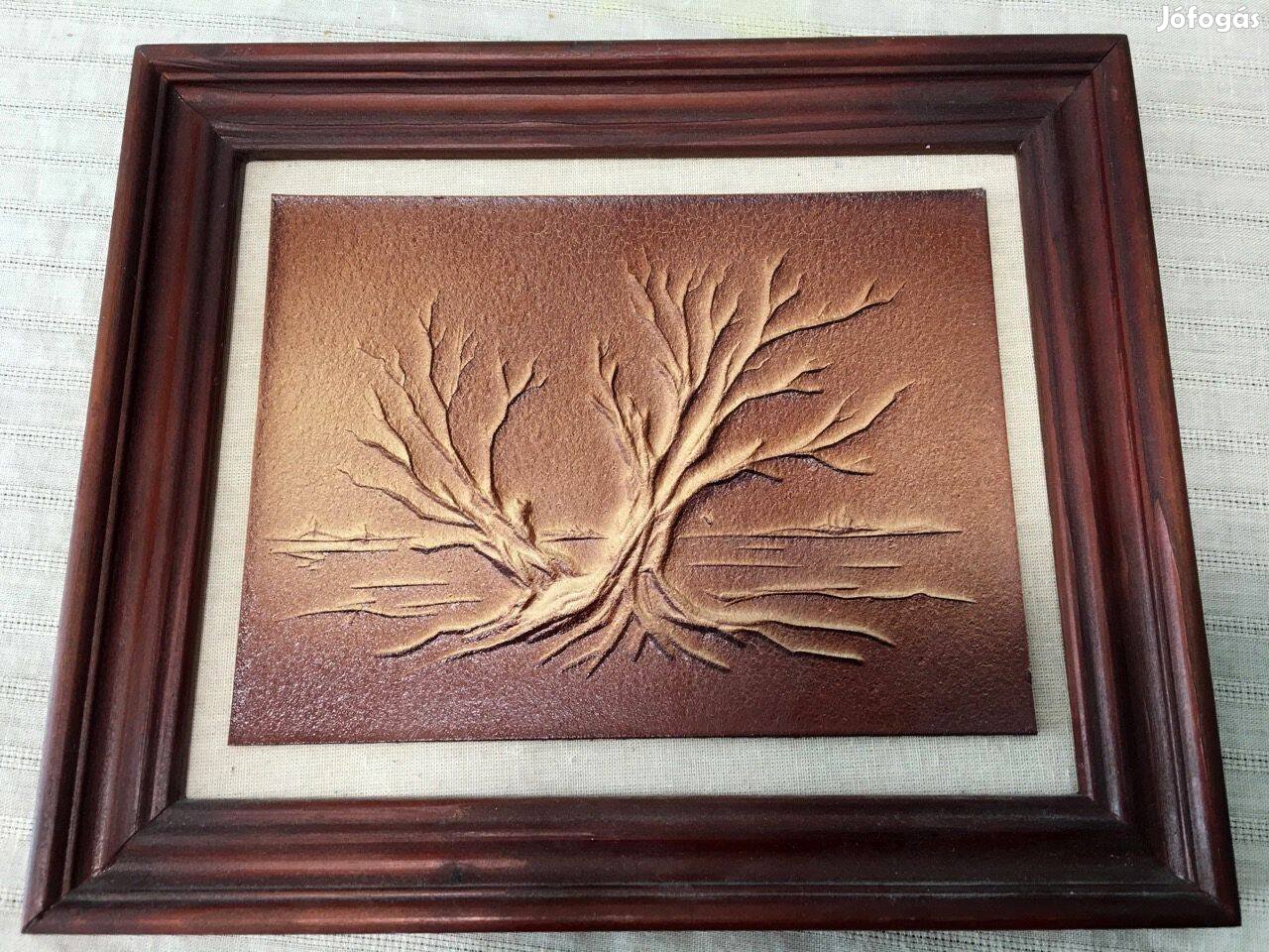 Bőrkép, falra akasztható