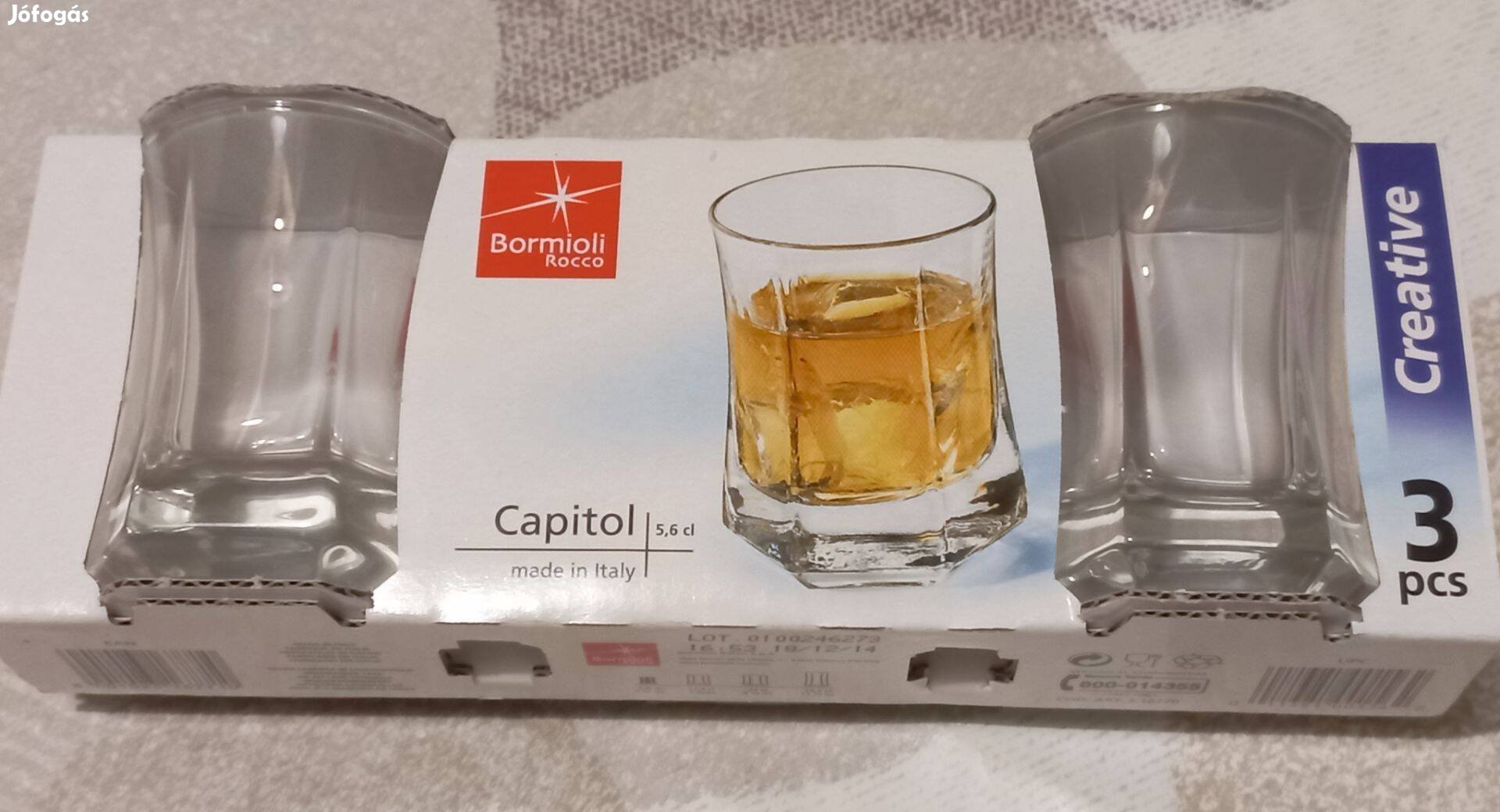 Bormioli rocco capitol shot pohárkészlet 5,6 cl