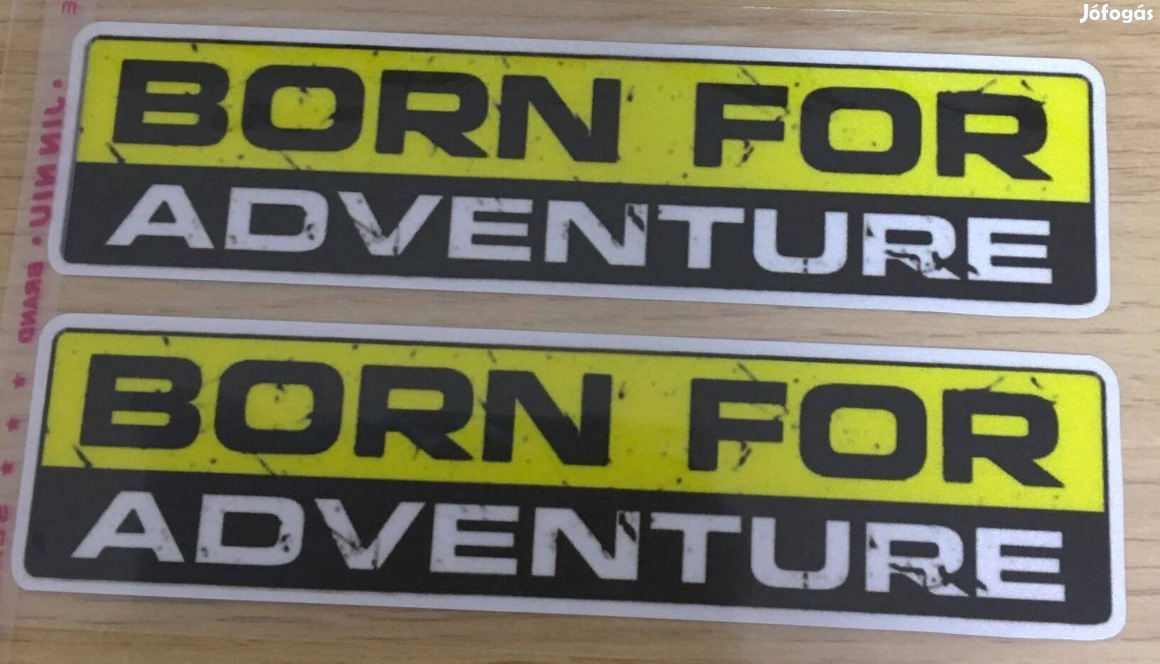 Born FOR Adventure offroad fényvisszaverő autó motor lakóautó matrica