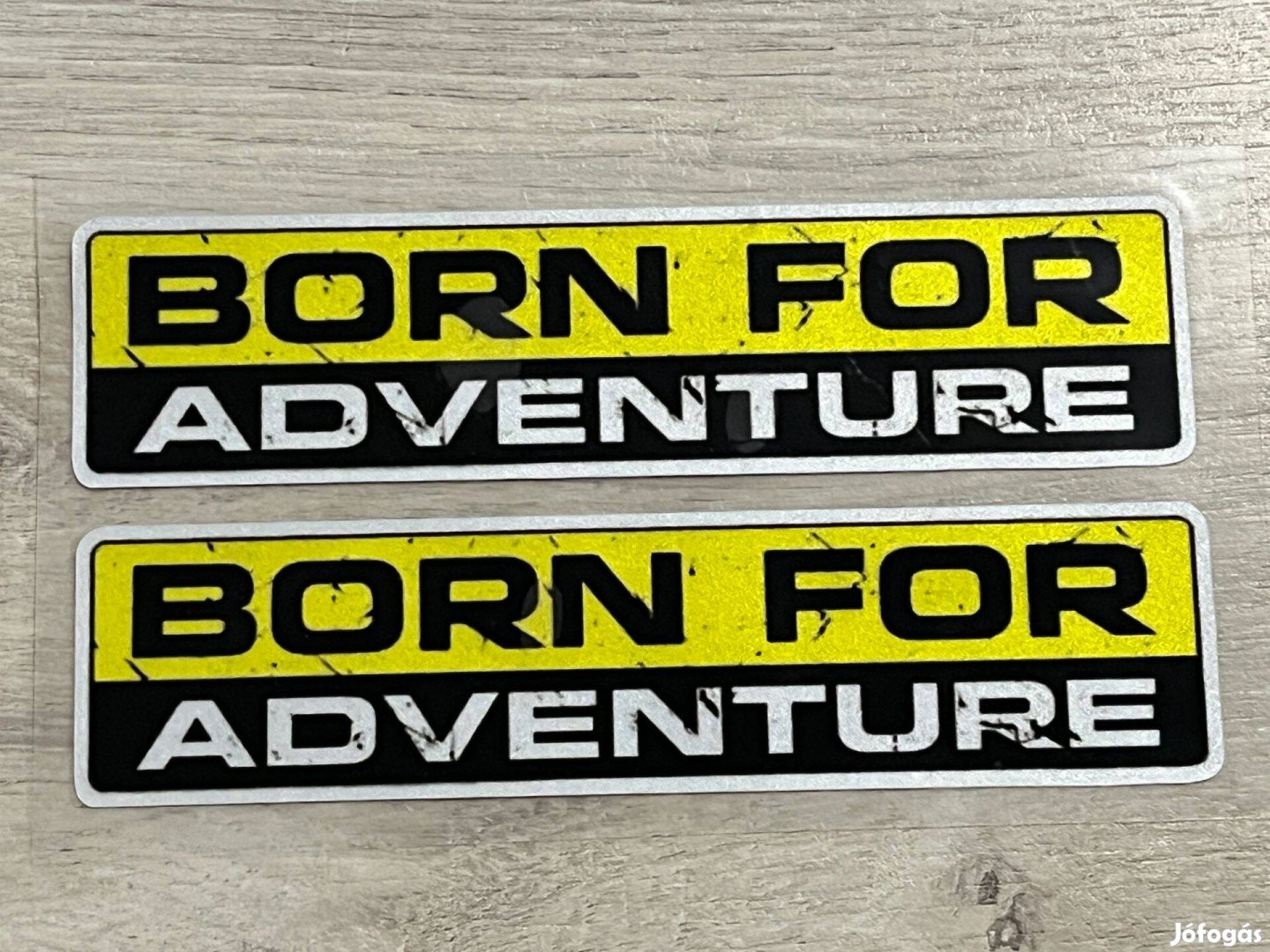 Born FOR Adventure offroad fényvisszaverő autó motor lakóautó matrica