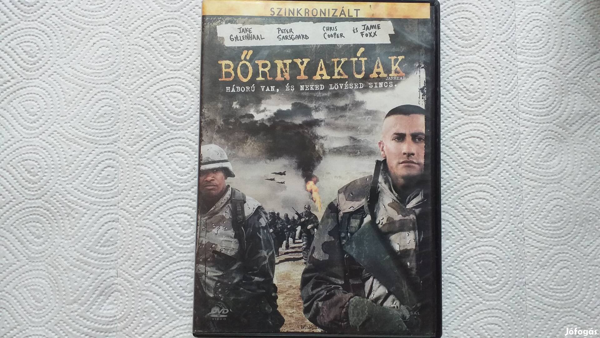 Bőrnyakúak háborús DVD film -Jake Gyllenhaal