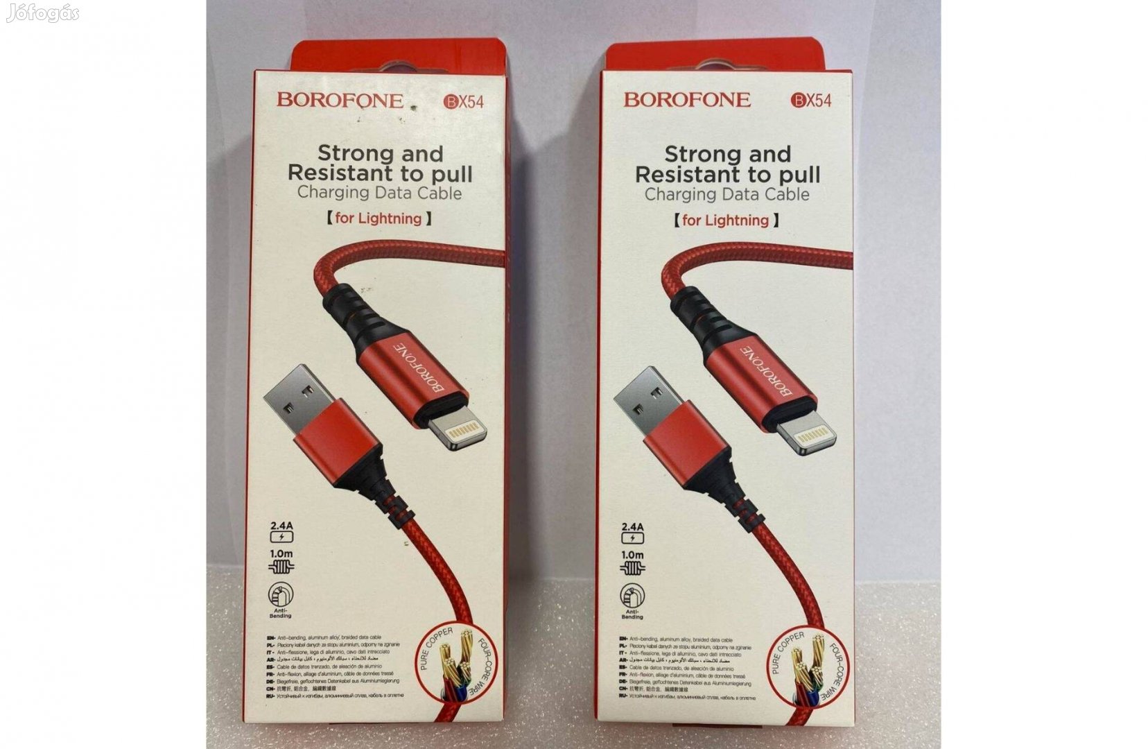Borofone BX54 Ultra fényes töltő adatkábel