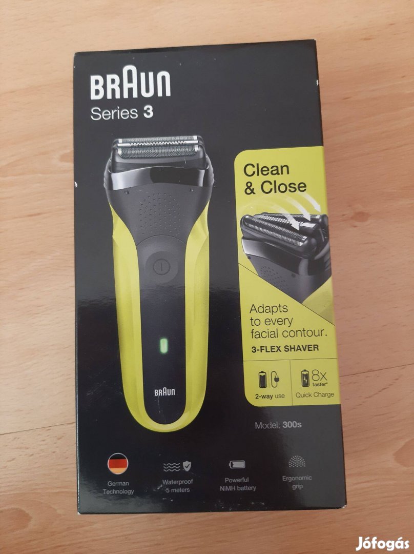 Borotva,férfi,testápolás,Braun 300s