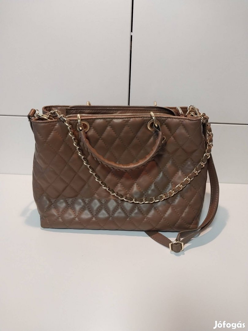 Borse in Pelle női bőr válltáska, kézitáska