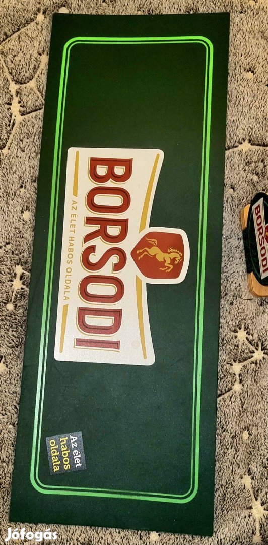 Borsodi Sör pultra való rugalmas alátét