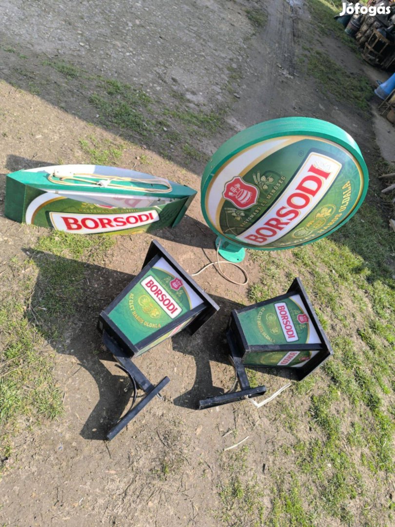 Borsodi Sörgyár lámpa szett