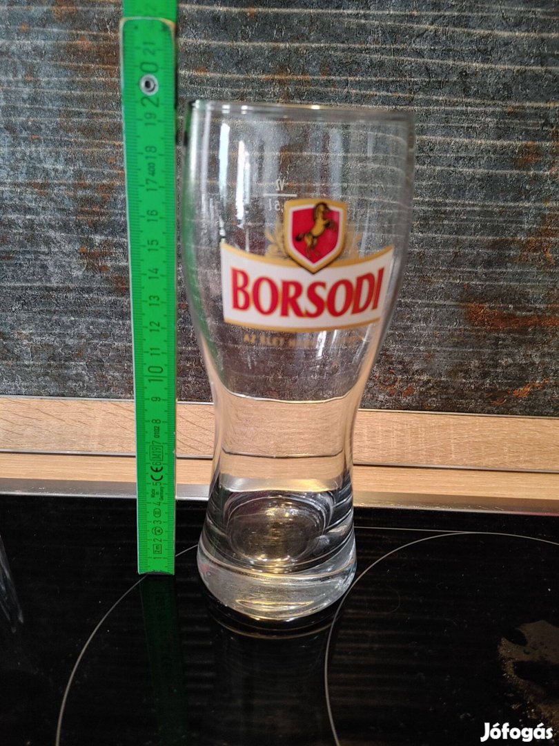 Borsodi sörös pohár 0,5 l