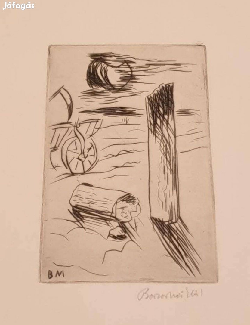 Borsos Miklós Rézkarc Borsos Miklós Rézkarc