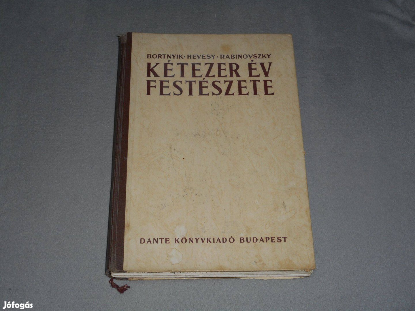Bortnyik, Hevesy, Rabinovszky - Kétezer év festészete (Dante, 1945)