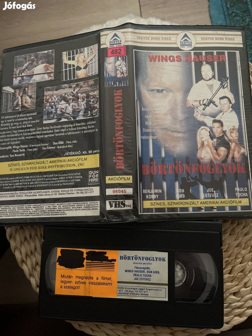 Börtönfoglyok vhs film