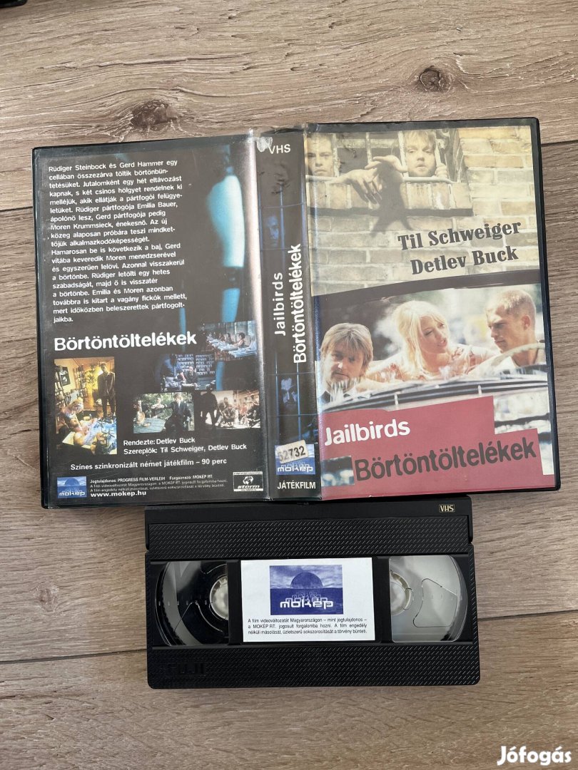 Börtöntöltelékek vhs 