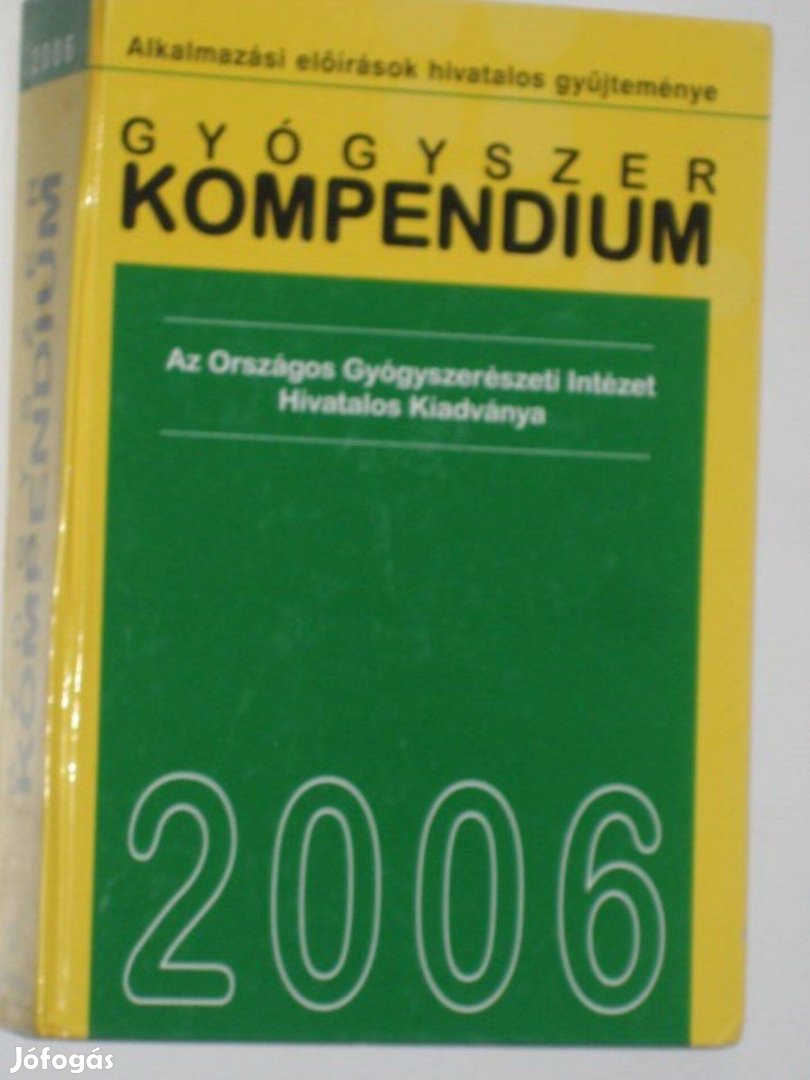 Borvendég Gyógyszer kompendium 2006 + melléklet
