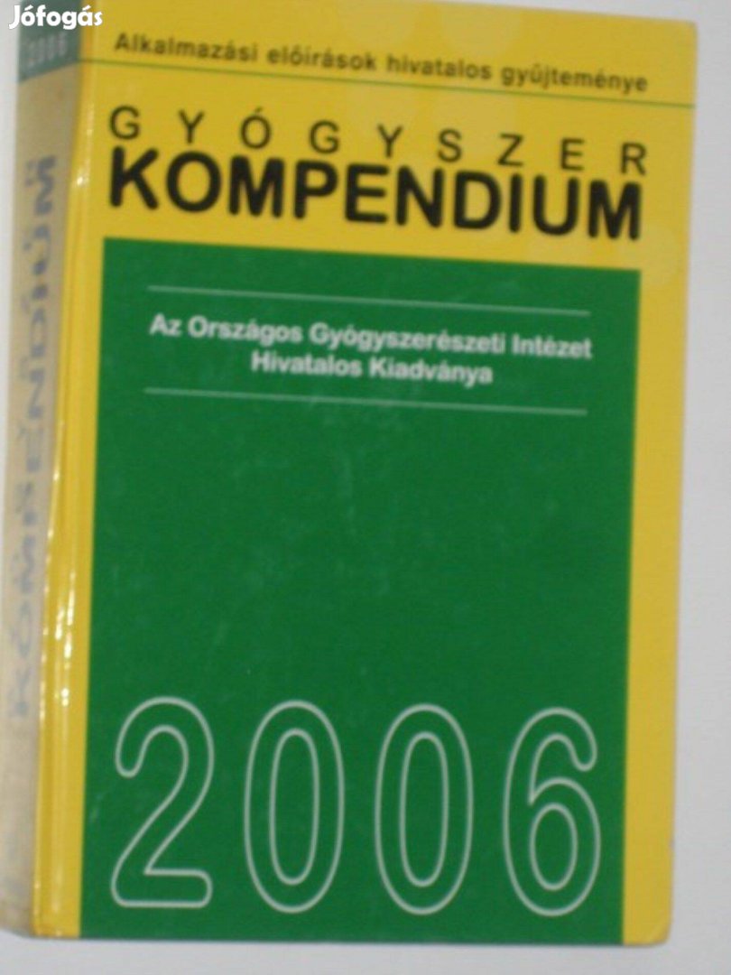 Borvendég Gyógyszer kompendium 2006 + melléklet