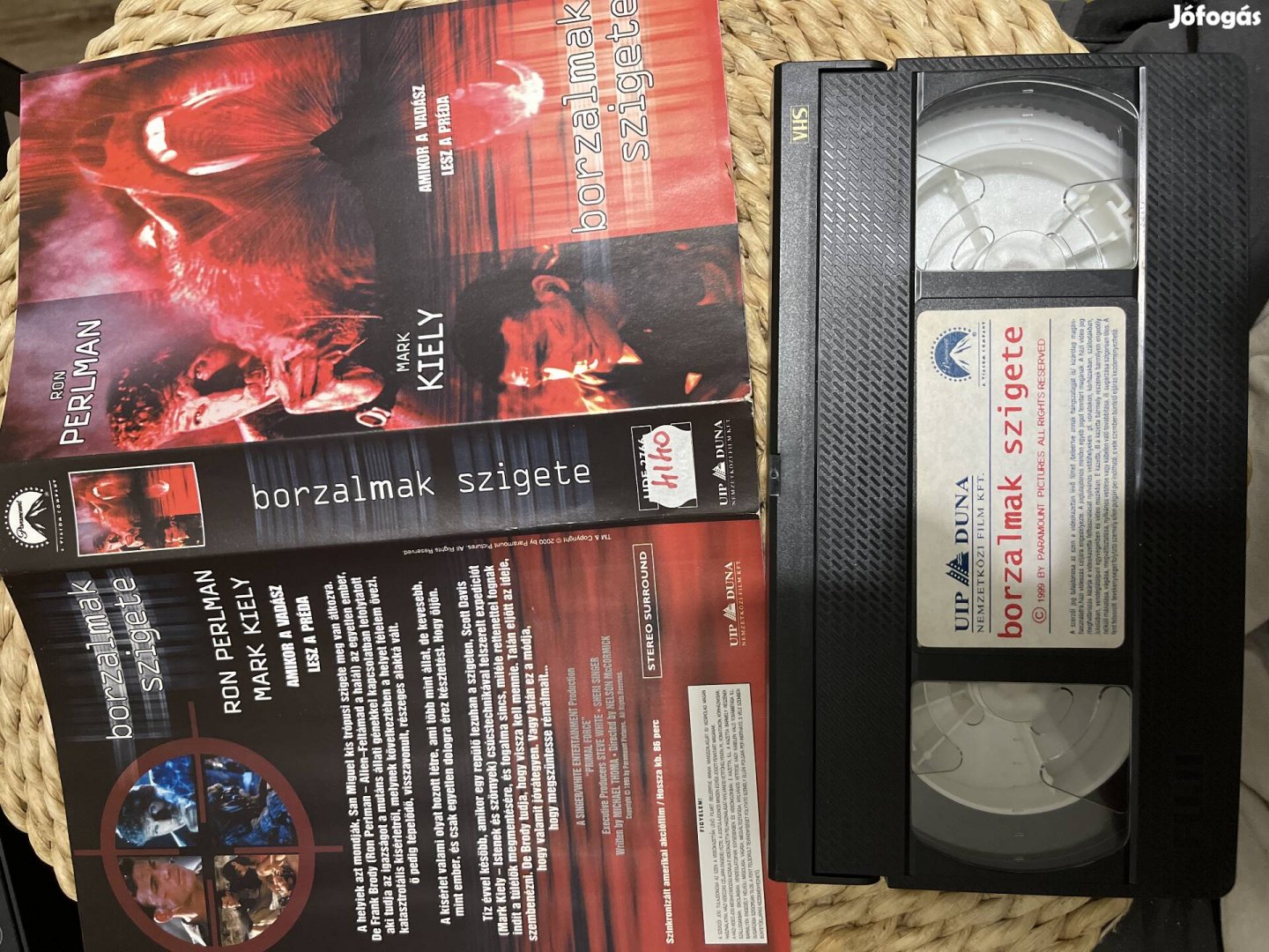 Borzalmak szigete vhs