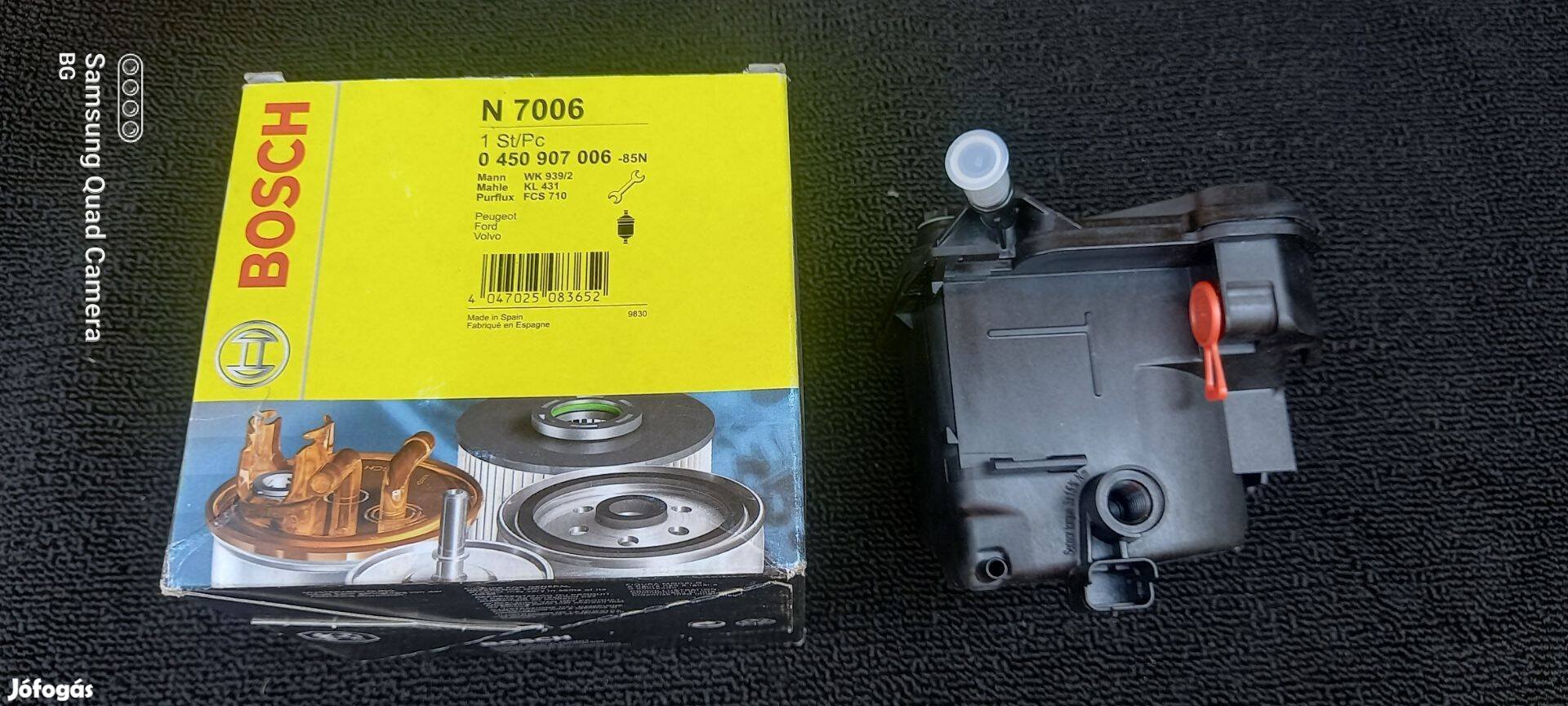 Bosch 0 450 907 006 Üzemanyagszűrő citroen mini fiat ford volvo