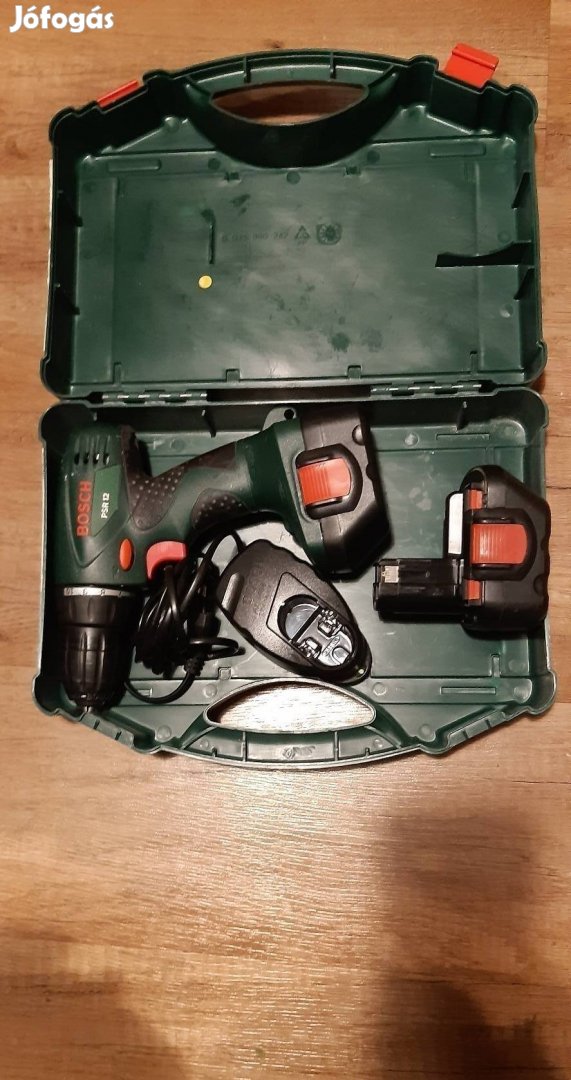 Bosch 12V fúró , csavarbehajtó , fúrógép , akkus, töltő