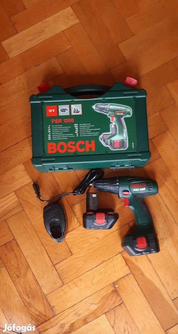 Bosch 12 V 2 akkus fúró fúrógép csavarbehajtó