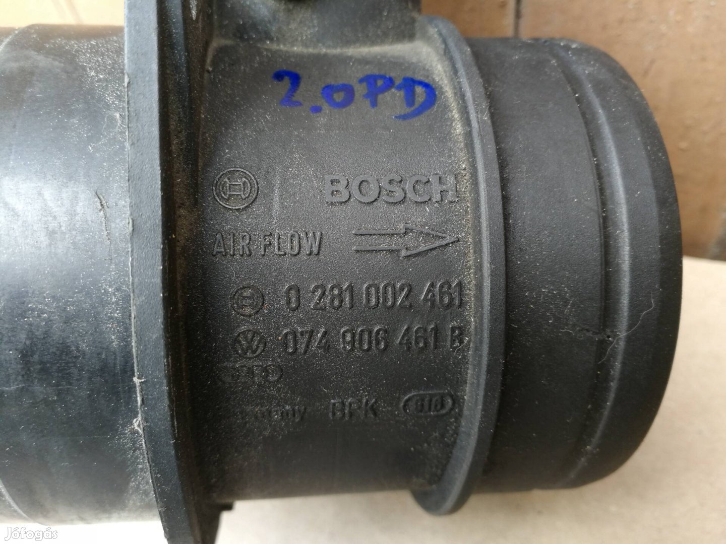 Bosch 2.0pdtdi légtömegmérő 074906461B 