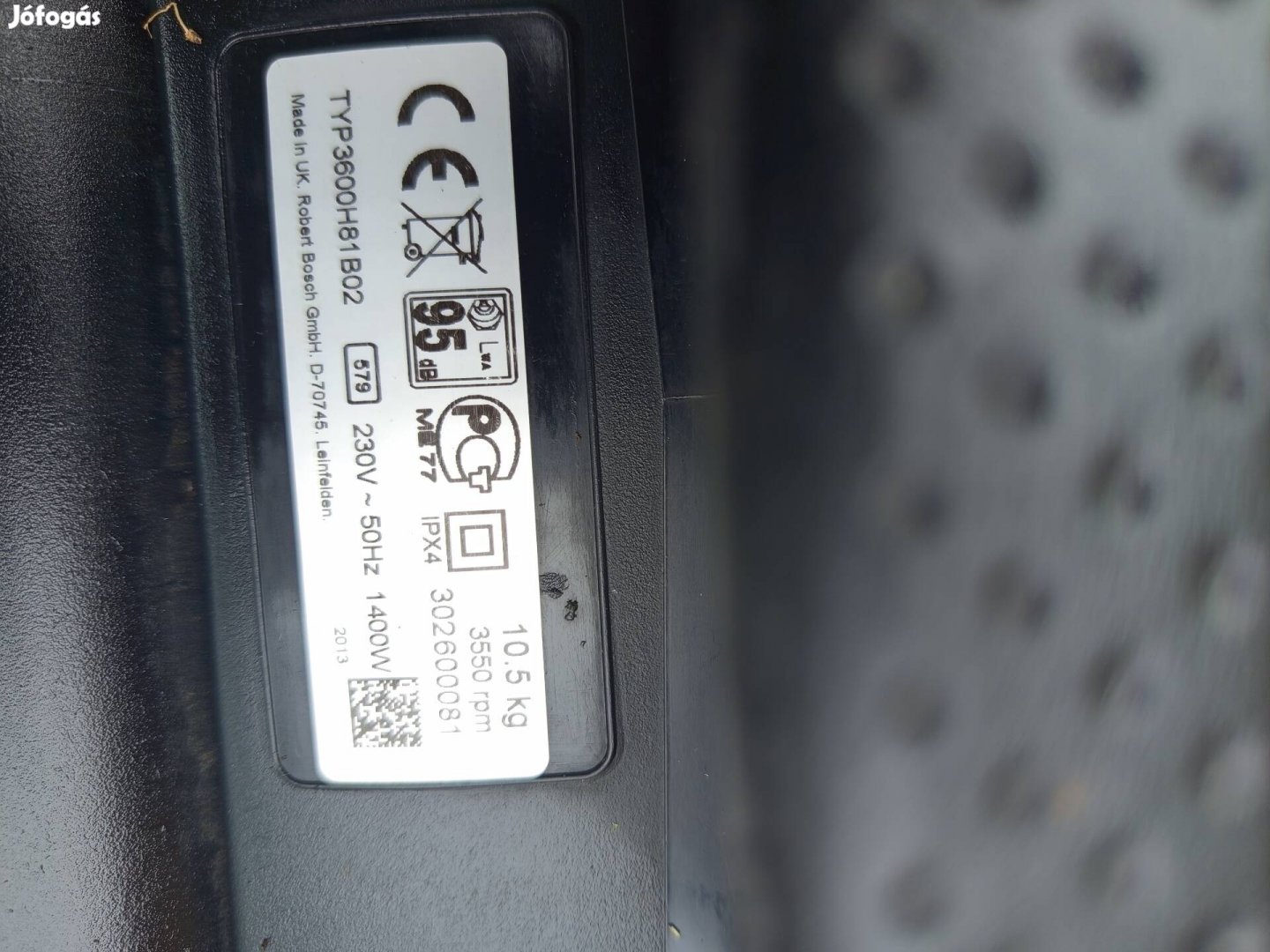 Bosch 37 Rotak 1400W fűnyíró eladó 