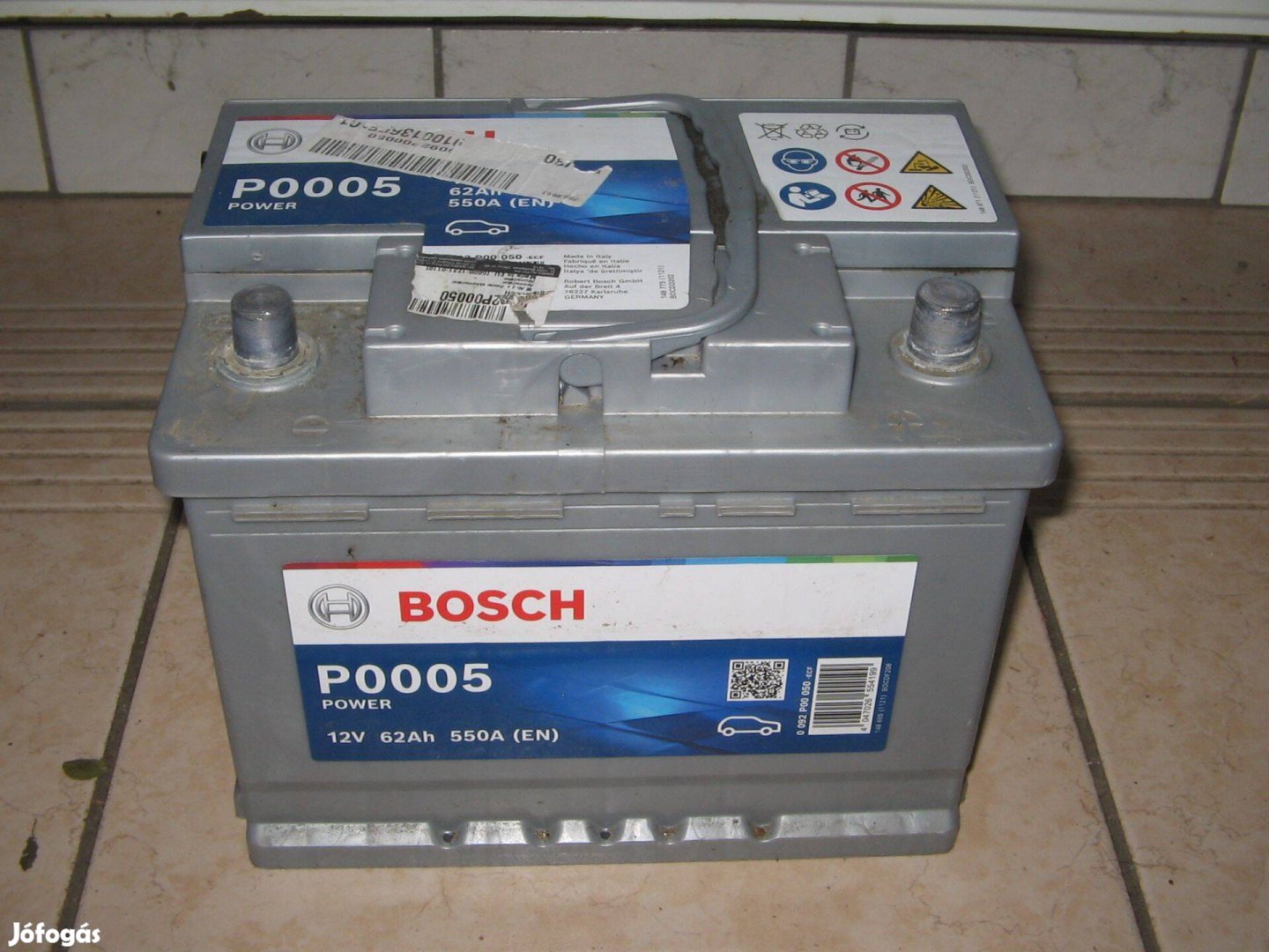 Bosch 62Ah Akku kitünő állapotban eladó!