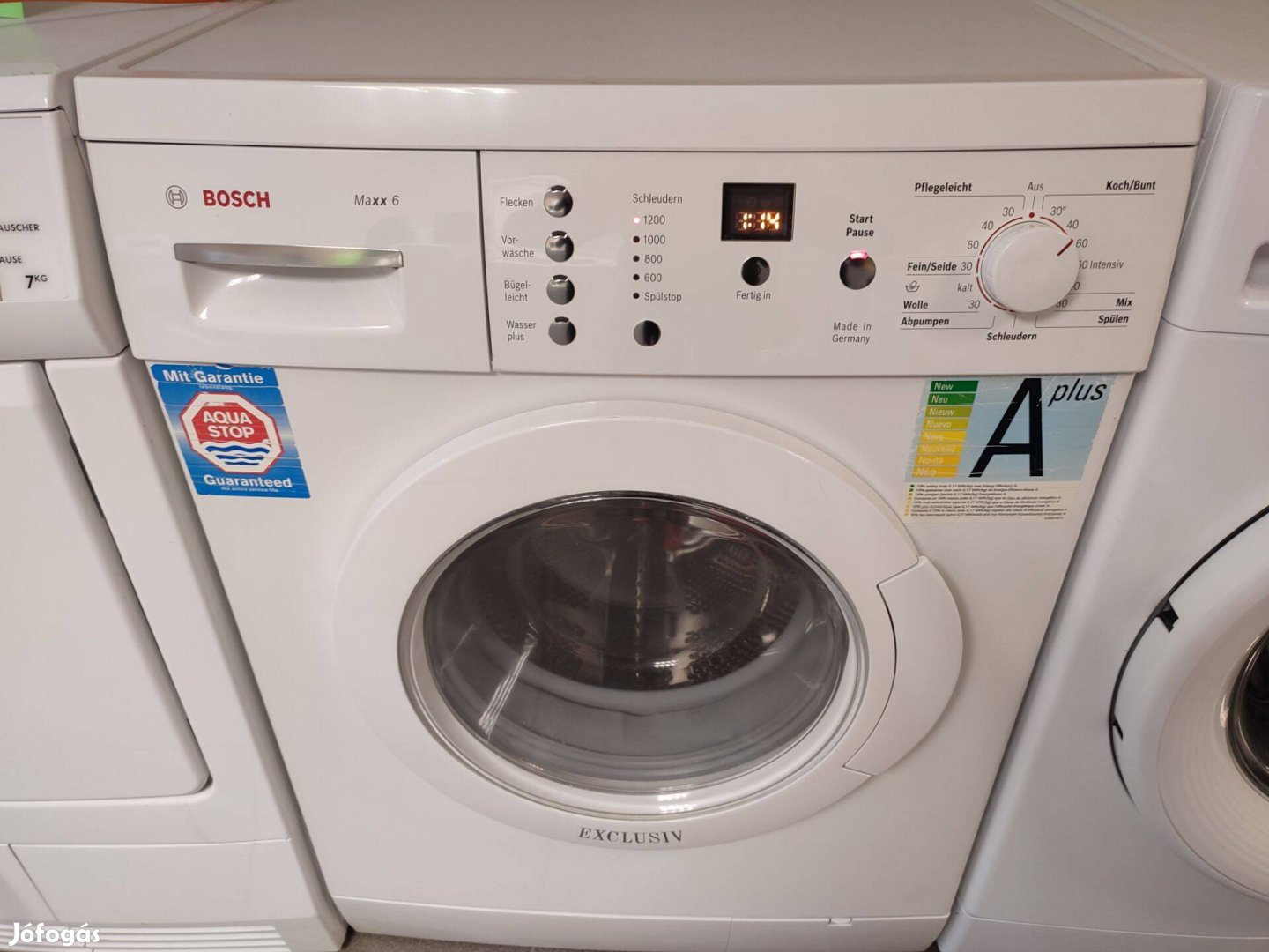 Bosch 6 kg-os elöltöltős mosógép
