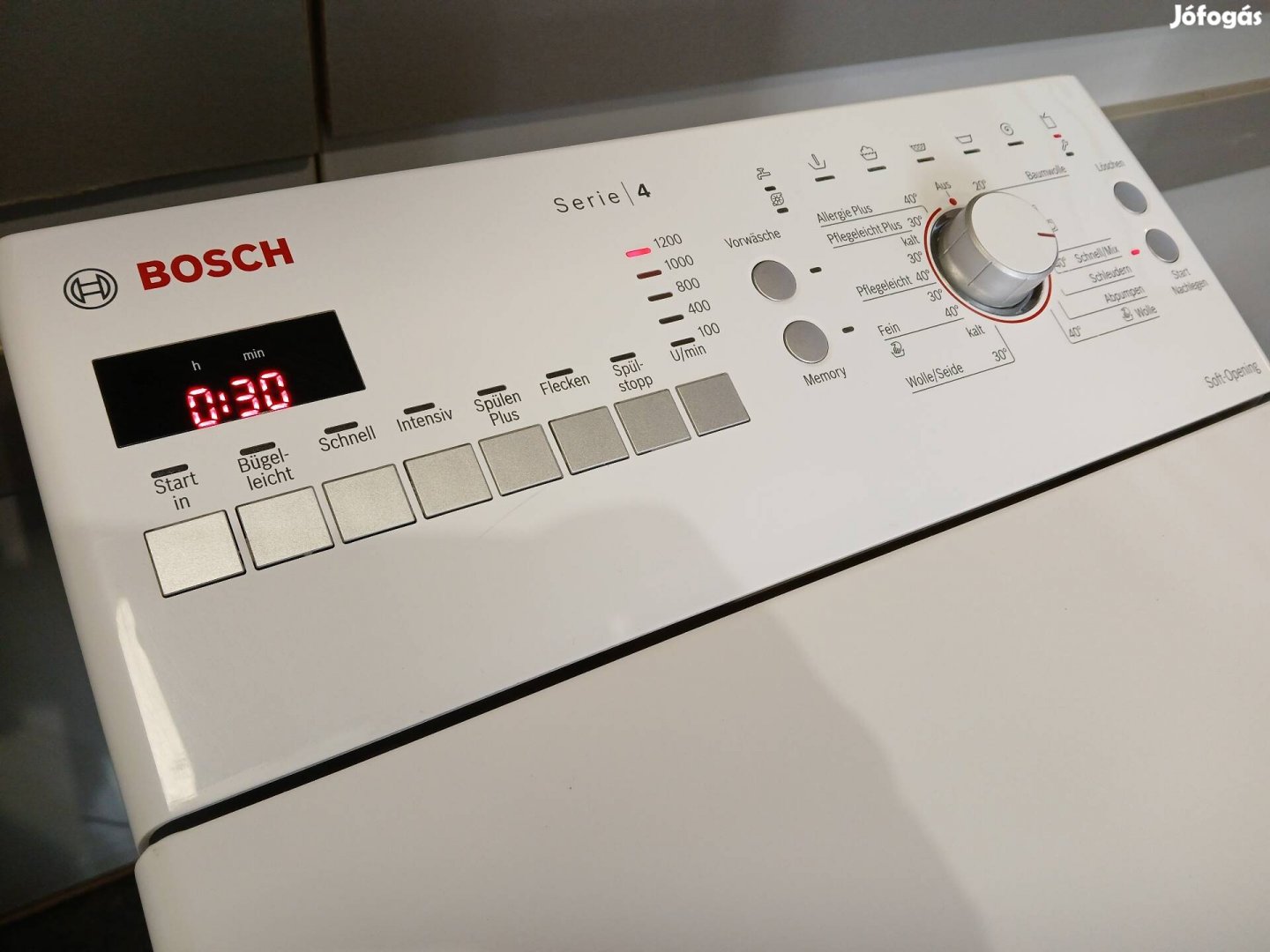 Bosch 7kg 1200fordulatos mosógép 