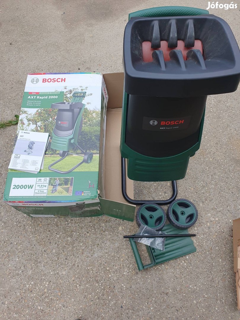 Bosch AXT Rapid 2000 szecskázó lézervágott késsel