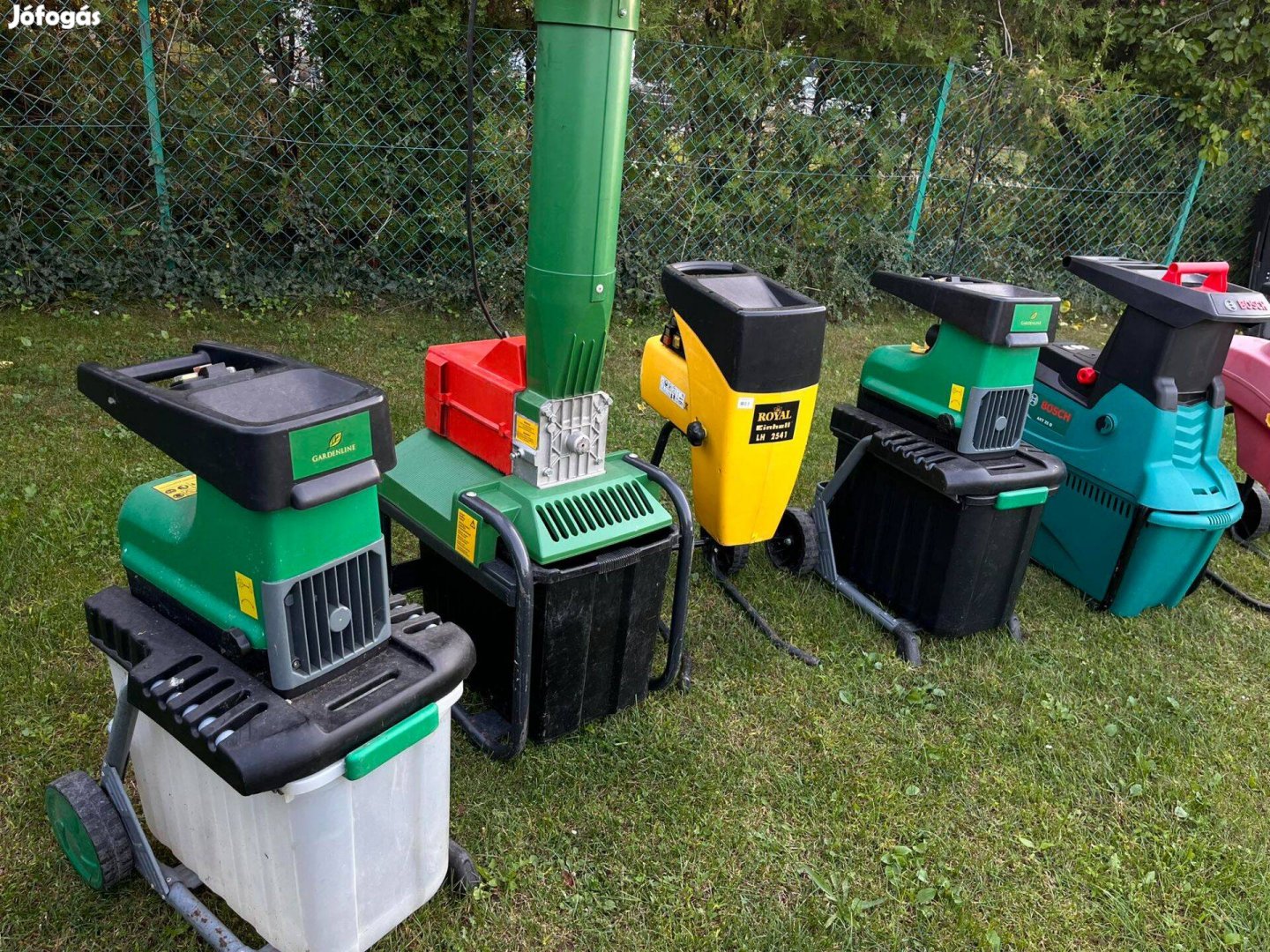 Bosch Alko Hengerkéses behúzóhengeres Ágaprító Ágdaráló Gallydaráló