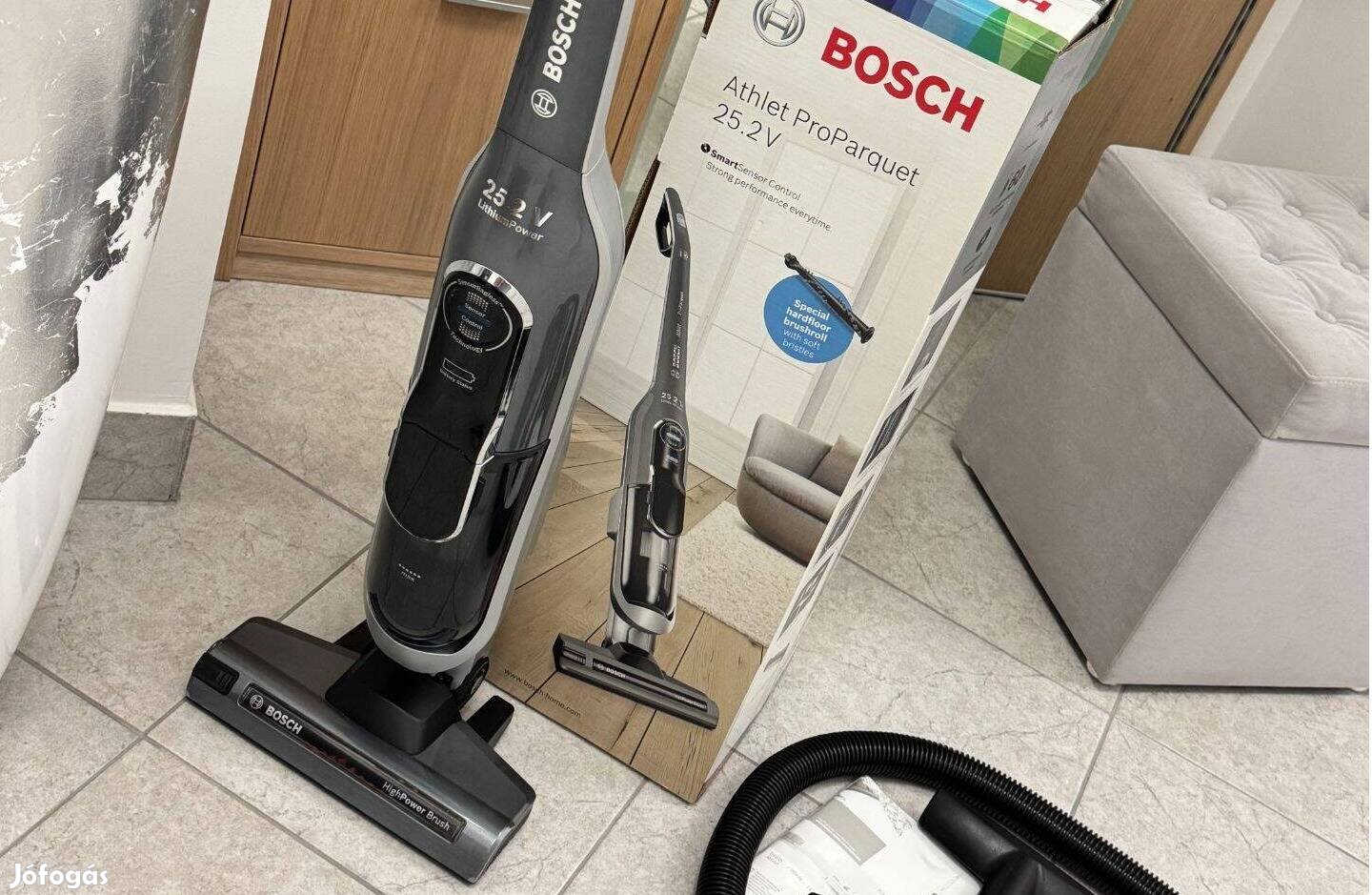 Bosch Athlet Proparquet 25.2 V vezeték nélküli porszívó!