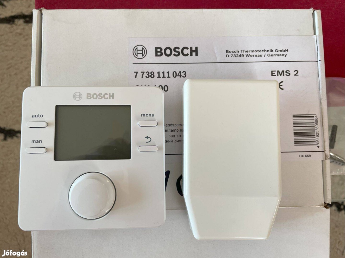 Bosch CW100 időjáráskövető szabályozó, digitális, heti programozás