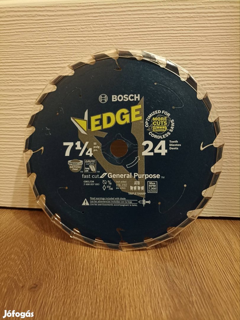 Bosch EDGE 7-1/4" 24 fogas körfűrész lap