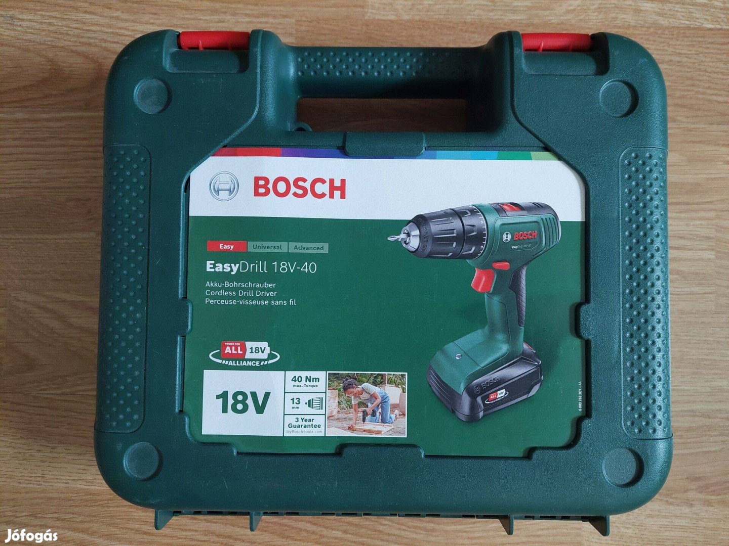 Bosch Easydrill 18V-40 akkus fúró-csavarozó 2 db. akkuval