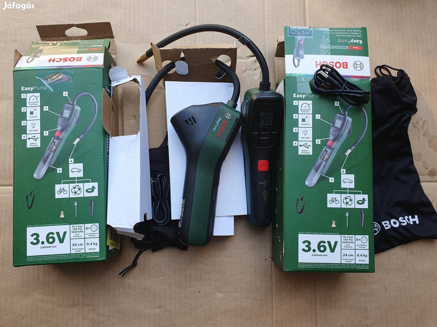 Bosch Easypump sporteszközök felfújására