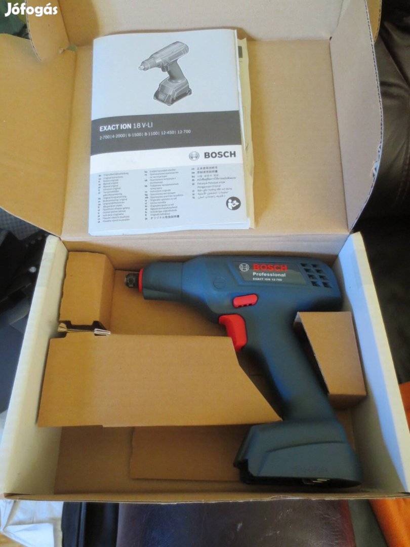 Bosch Exact Ion 12-700 Precíziós Akkus Behajtó Uj -Töredék Áron!