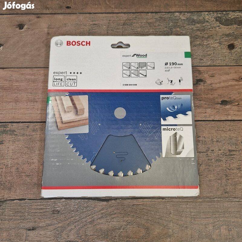 Bosch Expert for Wood körfűrészlap, 190x30x40T (2608644048)