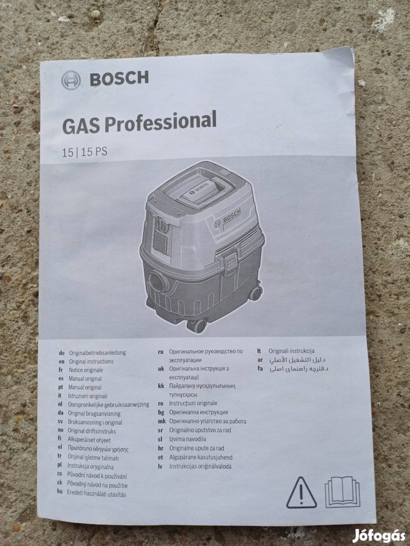Bosch GAS 15 PS Professional porszivó eladó