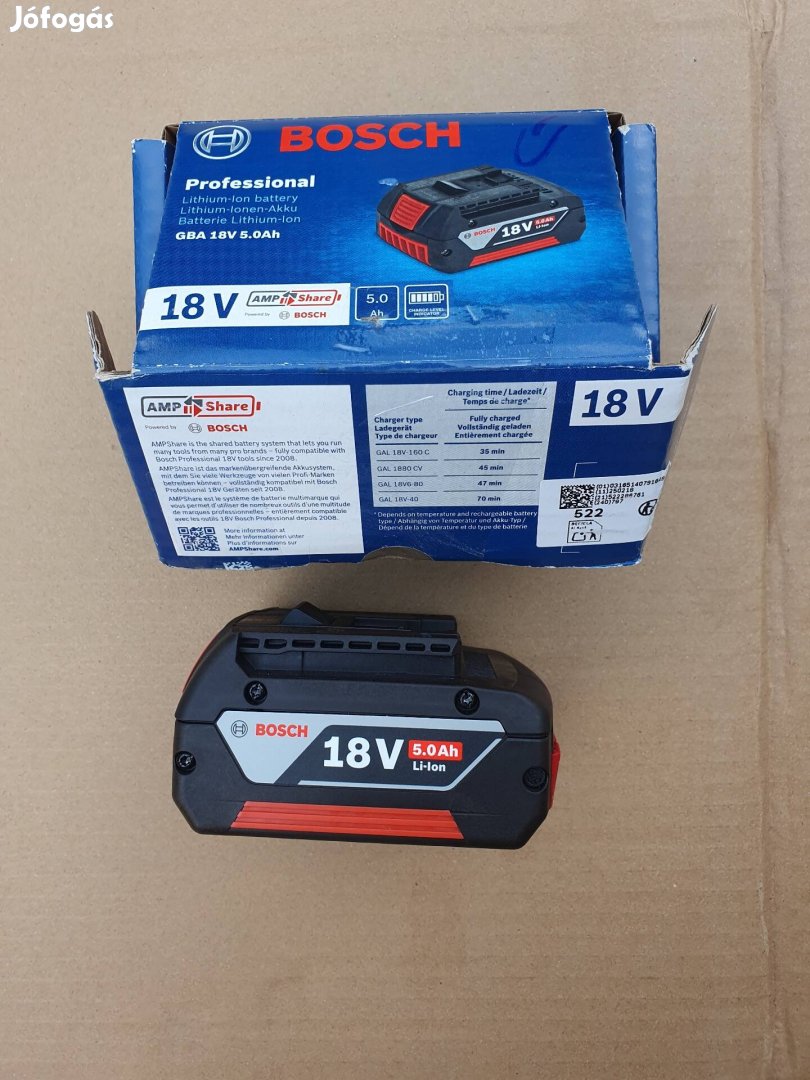 Bosch GBA 18V 5.0Ah akkumulátor 