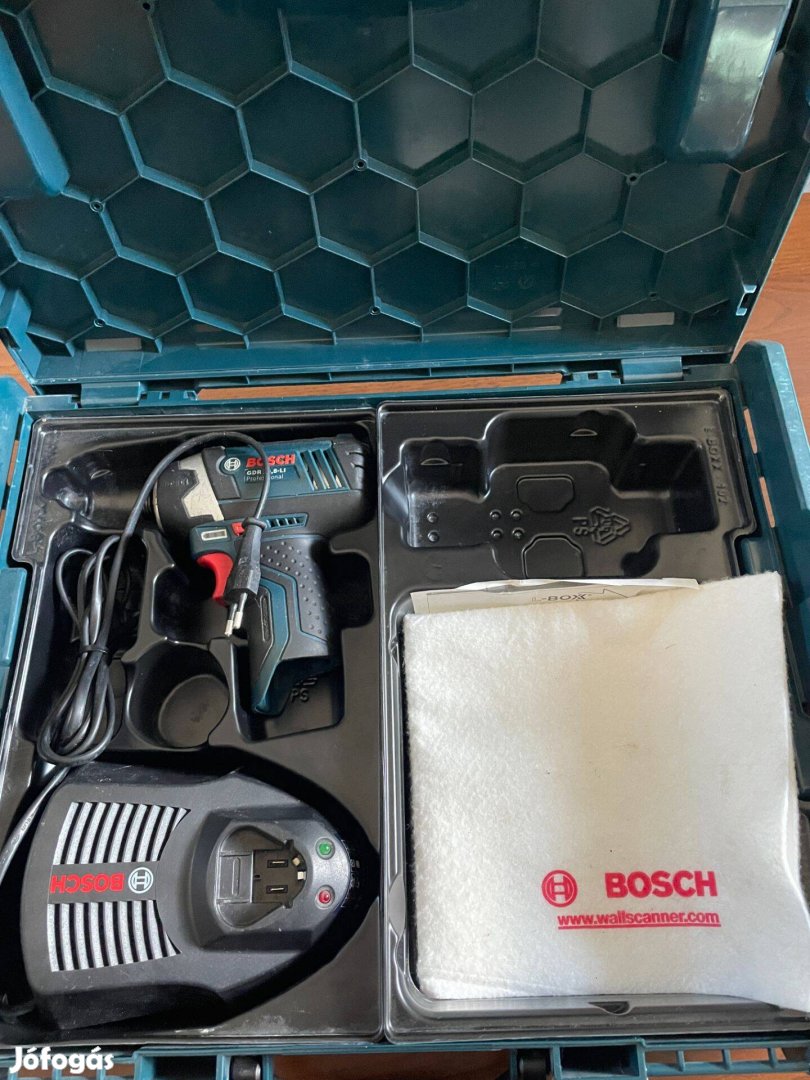 Bosch GDR 10,8 LI akkus ütvecsavarozó szett