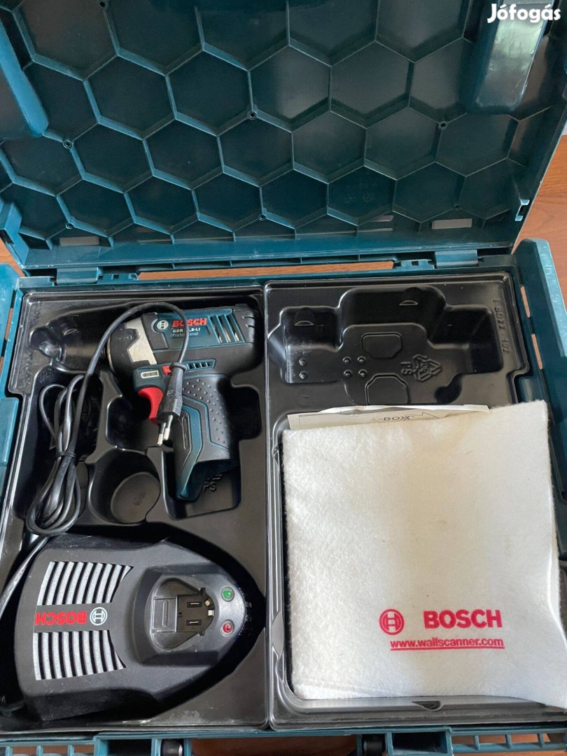 Bosch GDR 10,8 LI akkus ütvecsavarozó szett